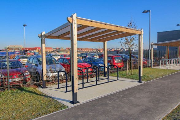Langley Design Sheldon Cycle Shelter SCS300