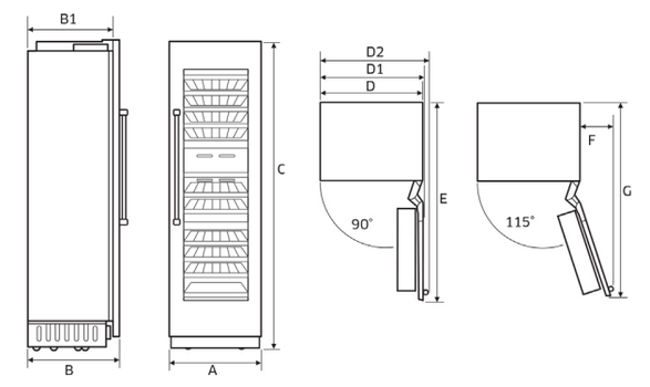 Dacor 24-inch Wine Column
