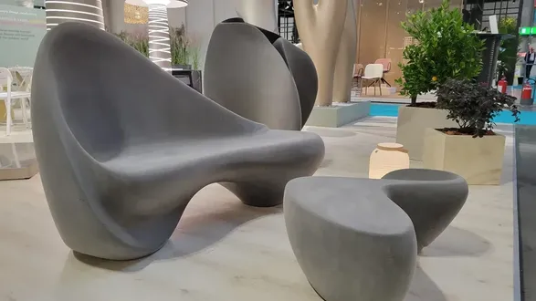 Serralunga Ripple Sofa Moleskin Outdoor Sofas