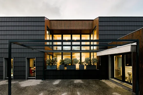Black Tile House