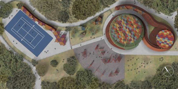 UH INFONAVIT Iztacalco Housing Unit and Public Space