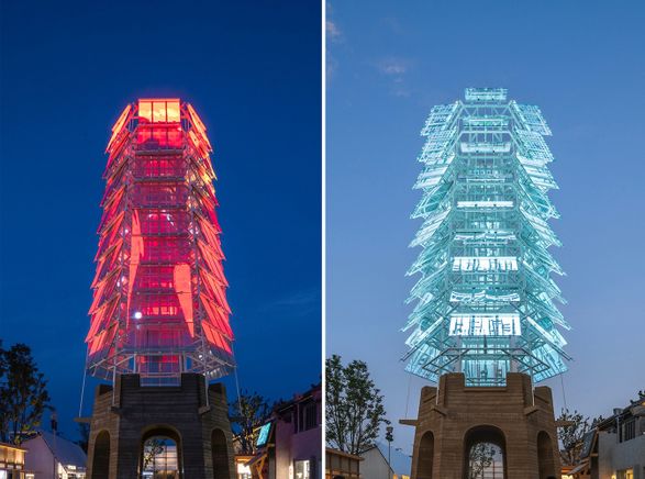 The Southeast Of Datong Ancient City Silk Road Tower