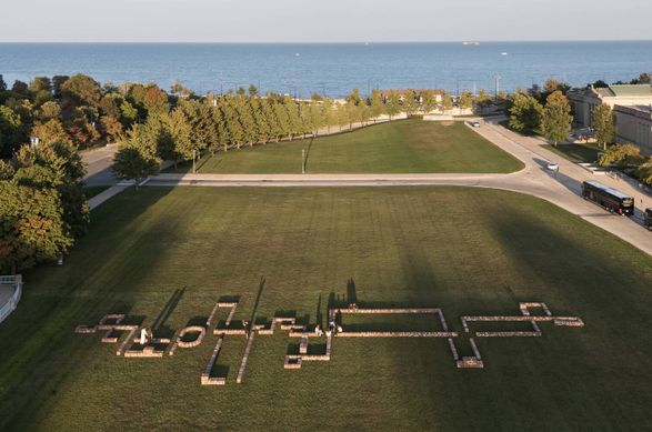 Traces Installation - Shift: Chicago Architecture Biennial