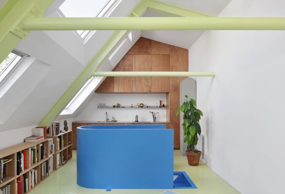 Elevation Of A Family House In Bagnolet