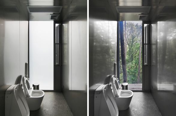 Public Restroom Of Nanjing Sifang Art Lake District