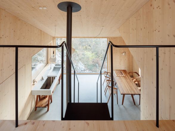 Swiss Alpine Cabin Reconstruction