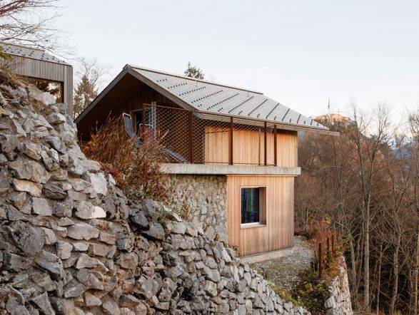 Swiss Alpine Cabin Reconstruction