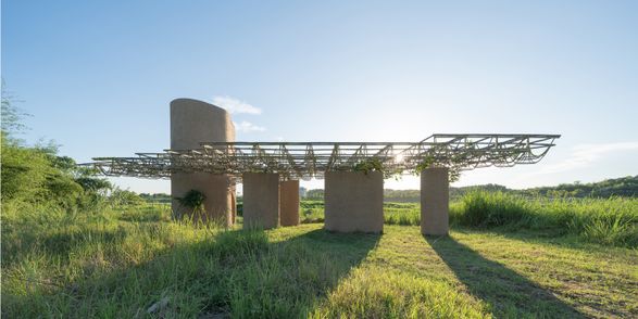 A Discovery Pavilion In The Longyou Wetlands