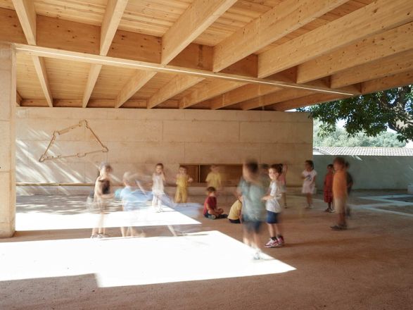 Covered School Playground Jean Santini - Porto-vecchio - Corsica
