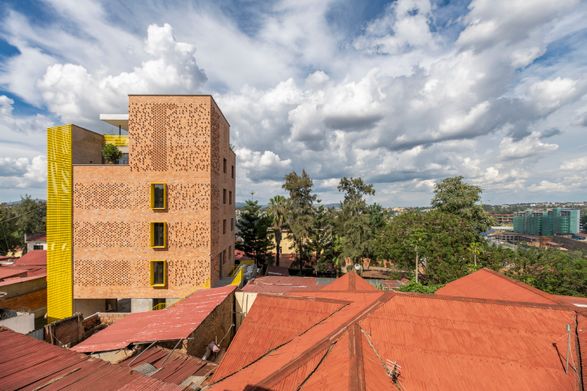 Brick Tower Mixed Use Building