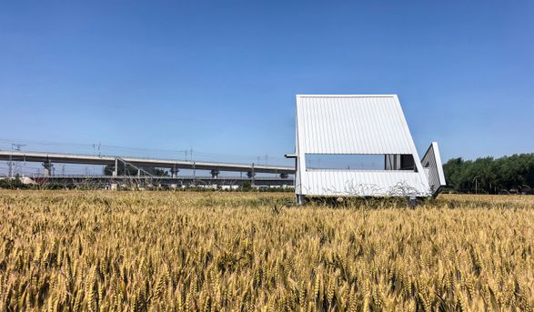 A White Barn