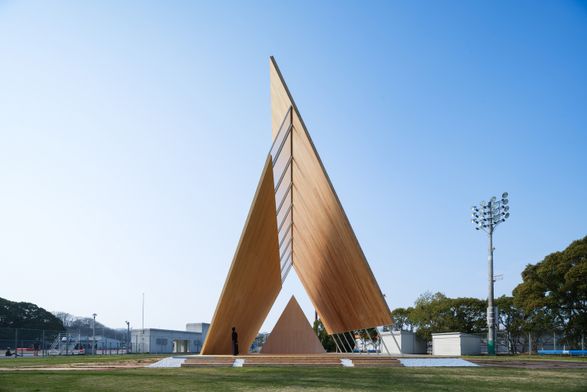 Onodatesho Pavilion At The 76th Japan's National Tree Planting Festival