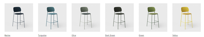 Devorm Hale Pet Felt Bar Stool