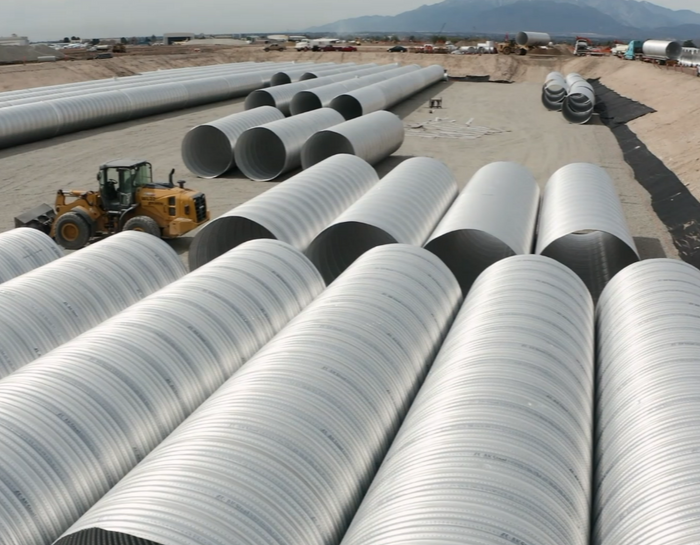 Contech Cmp Stormwater Detention And Infiltration Pipes - Construction ...