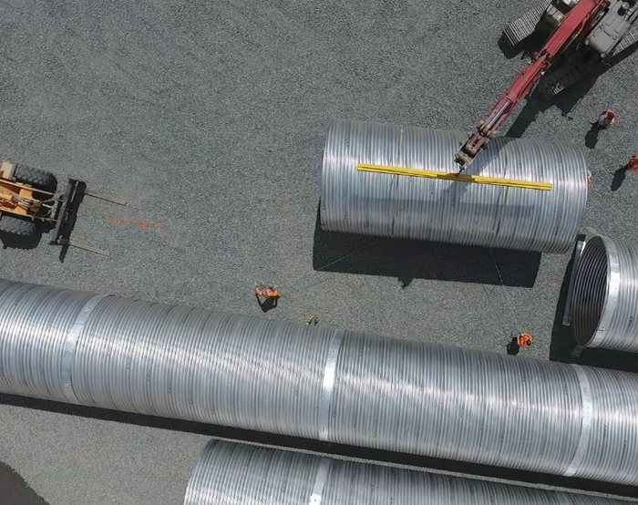 Contech Cmp Stormwater Detention And Infiltration Pipes - Construction ...