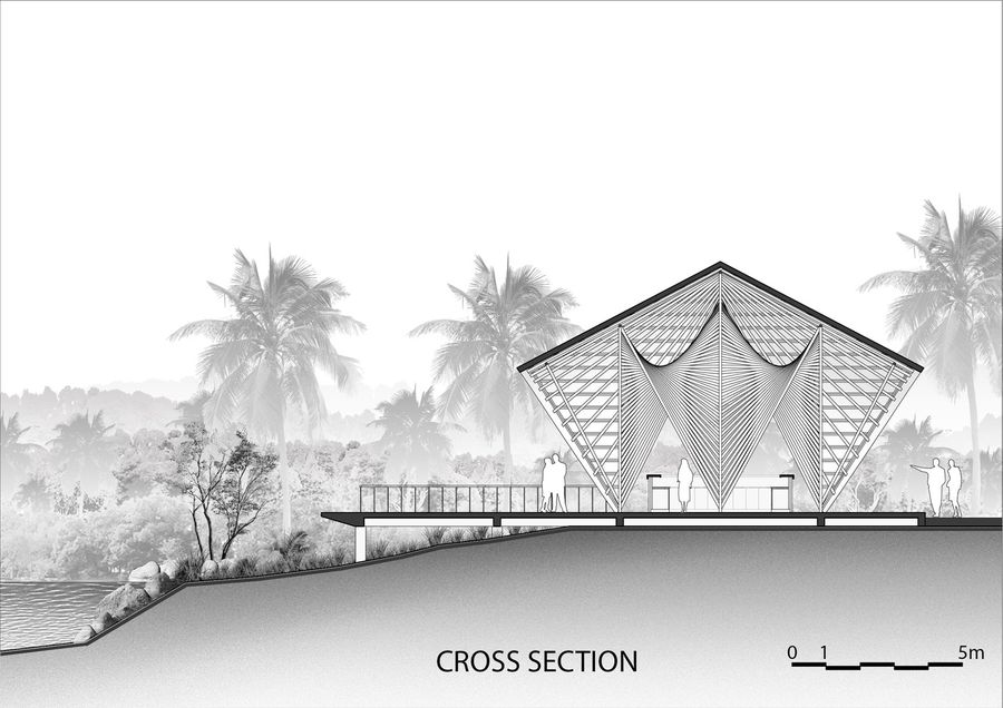 Flamingo Bamboo Pavilion