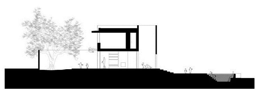 Three Courtyards House
