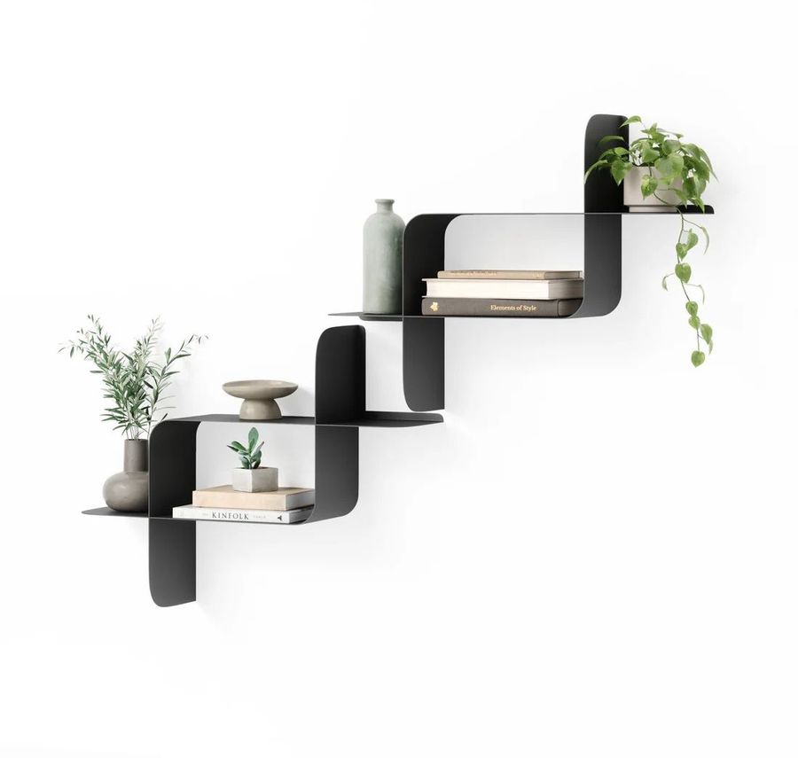 Umbra Montage Metal Wall Shelves, Set of 2