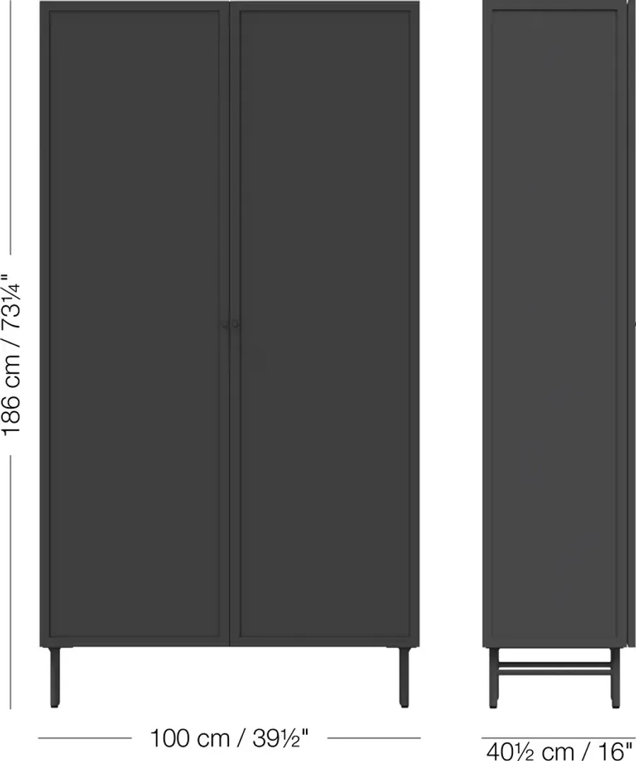 Boconcept Lund Glass Cabinet