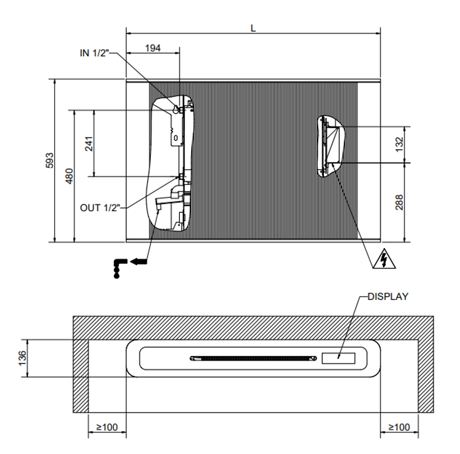 Cordivari Run Heating & Cooling Fan Coil Unit