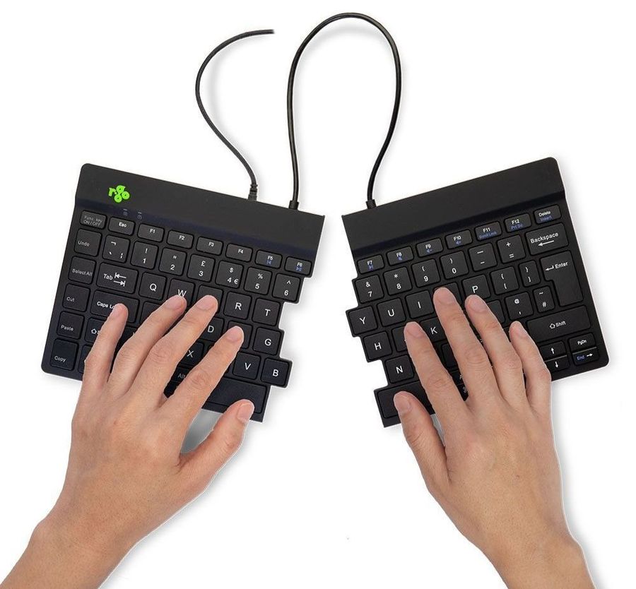 Posturite R-go Black Split Break Keyboard