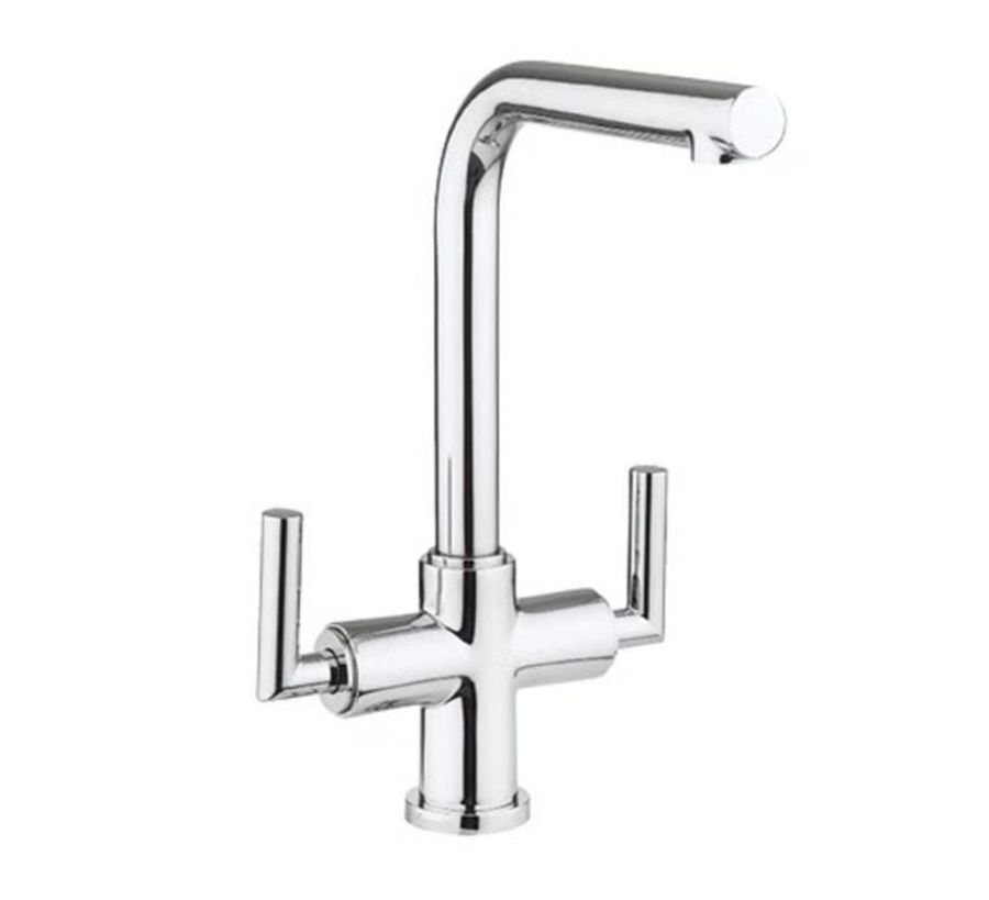 Crosswater Tropic Dual Control Kitchen Mixer Chrome