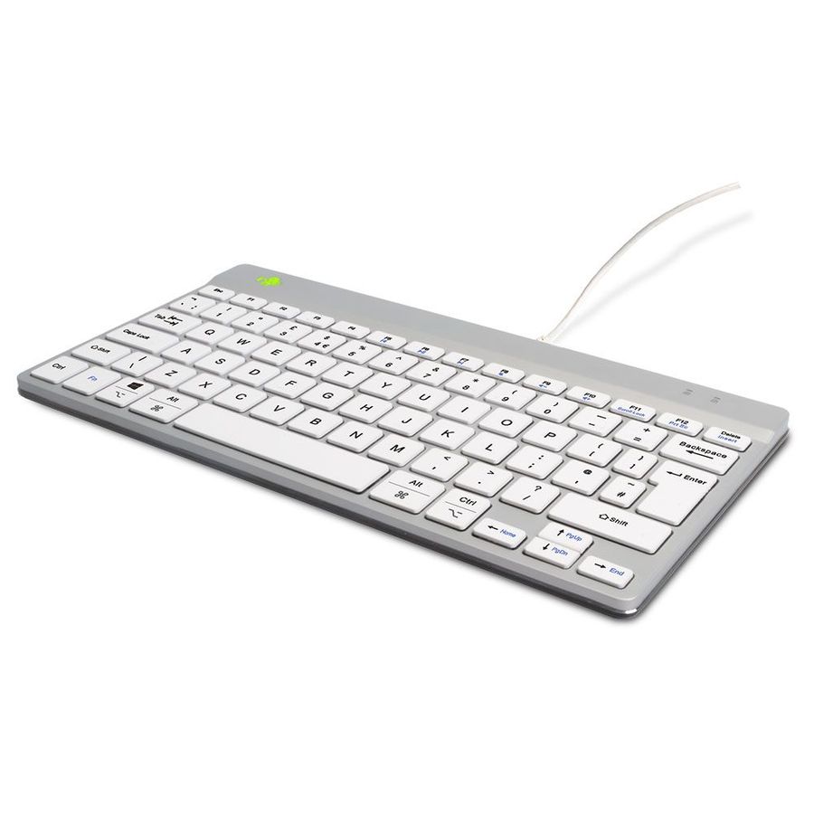 Posturite R-Go White Compact Break Mini Keyboard