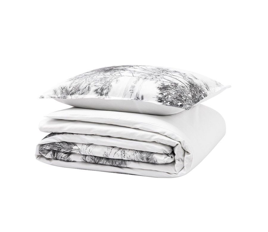 Alexandre Turpault Bed Linen Dune Printed In Organic Cotton Satin Gots