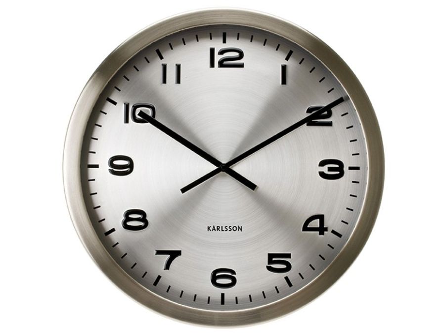 Present Time Maxie Alu Wall Clock