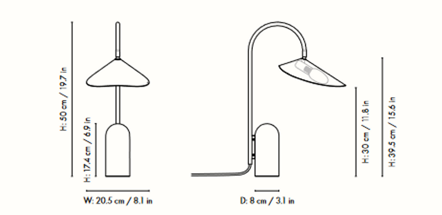 Ferm Living Arum Portable Lamp