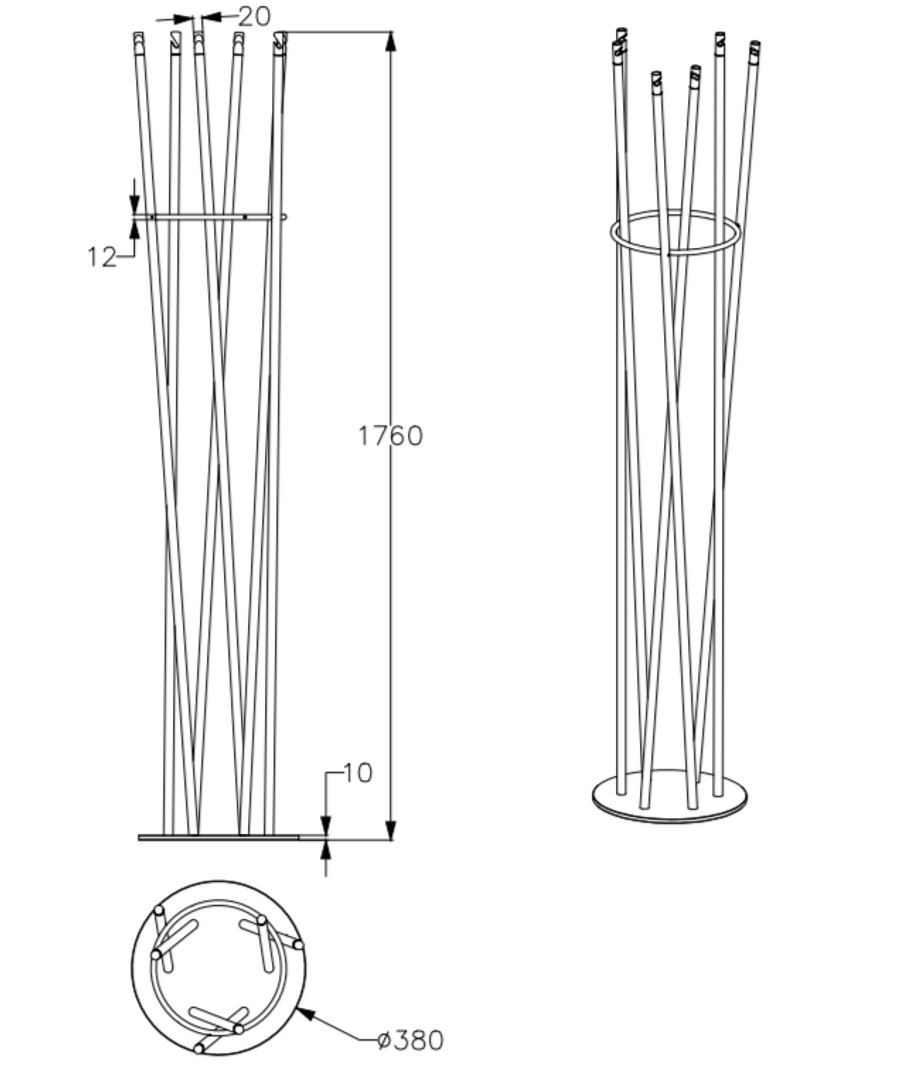 Bontempi Hula Coat Rack