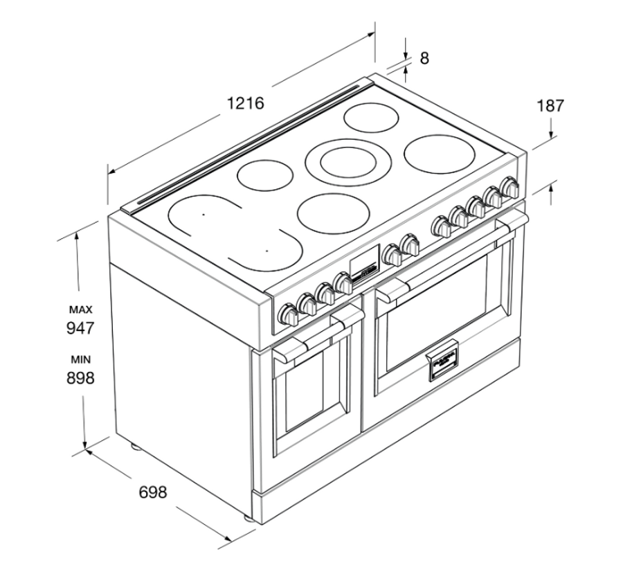 Fulgor-milano Sofia Induction 48''