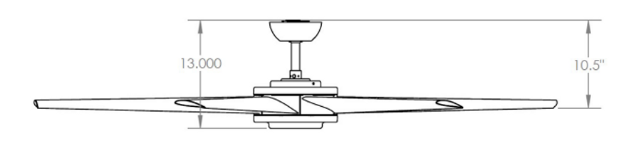 Macroairfans 62 Inch Lincoln Street Ceiling Fan