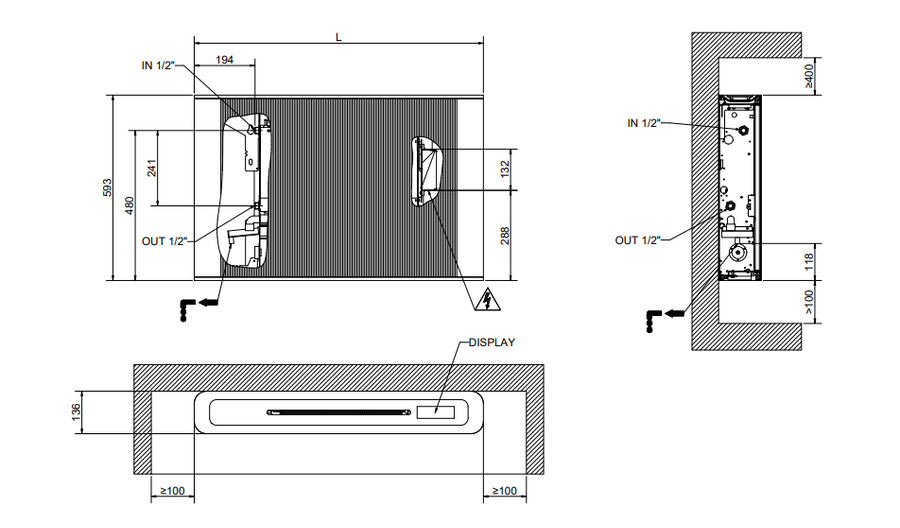 Cordivari Run Hot & Cold Fan Coil Radiator