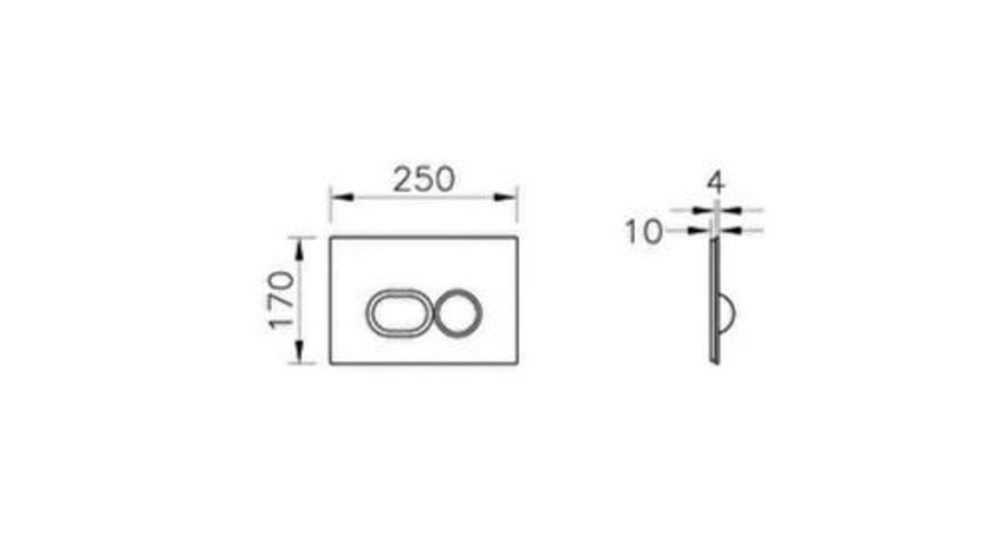 Vitra Liquid Flush Plate
