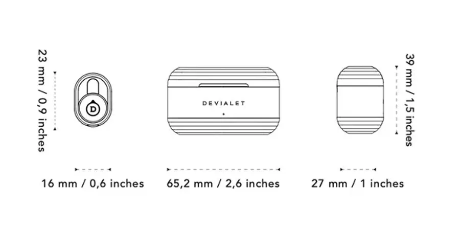 Devialet Devialet Gemini II Earbuds  Speakers