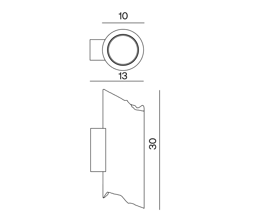 Urbi Et Orbi Strata Wall Lamp