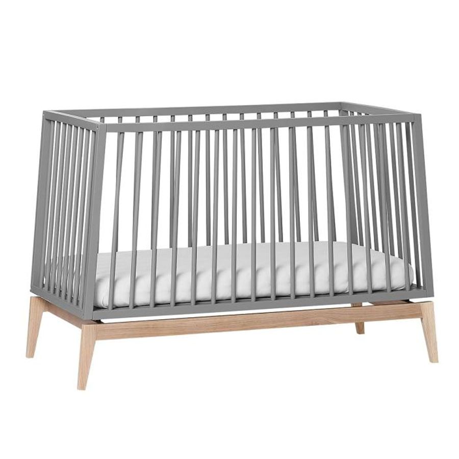 Leander Luna™ Baby Cot, 120x60 cm, Grey