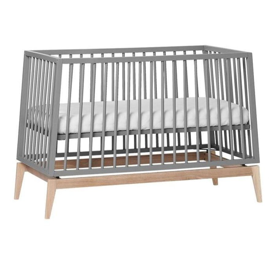 Leander Luna™ Baby Cot, 120x60 cm, Grey