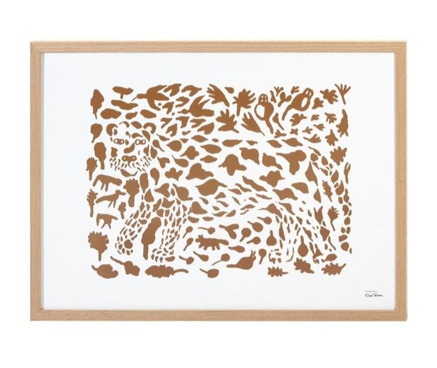 Iittala Art Poster 50x70cm Cheetah Brown