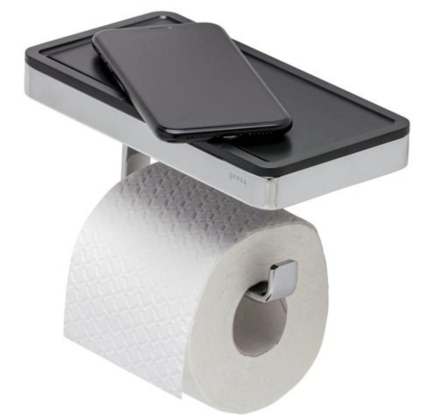 Geesa Toilet Roll Holder With Shelf