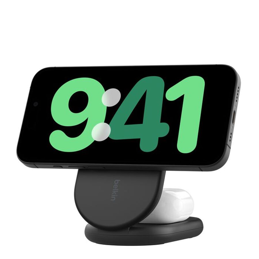 Belkin 2-in-1 Magnetic Foldable Wireless Charger with Qi2 15W Power Station