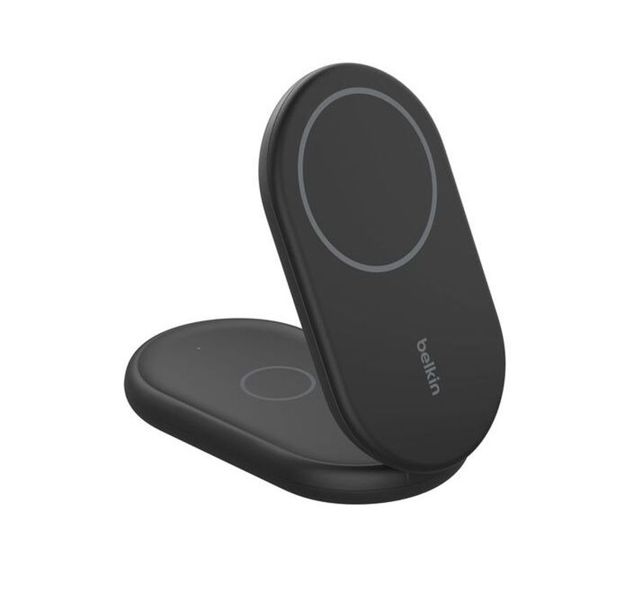 Belkin 2-in-1 Magnetic Foldable Wireless Charger with Qi2 15W Power Station