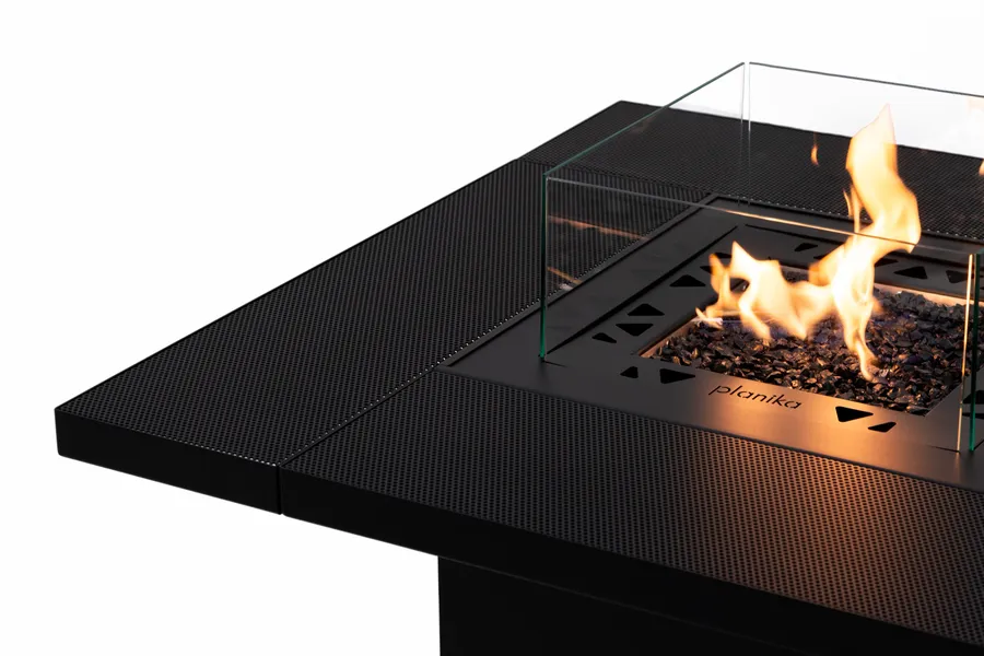 Planika Square Table High Fireplaces