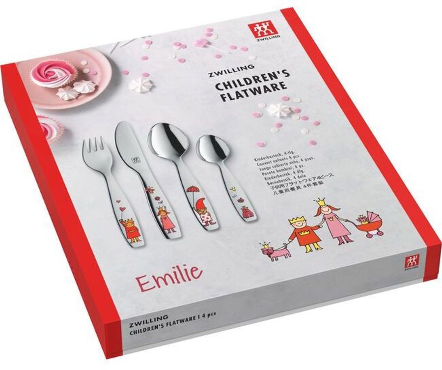 Zwilling 4 Piece Children's Flatware Set Silver