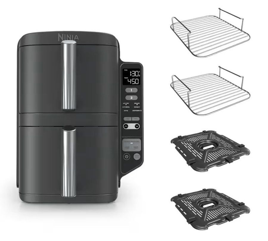 Ninja® Doublestack™ 8 Qt & 2-basket Air Fryer