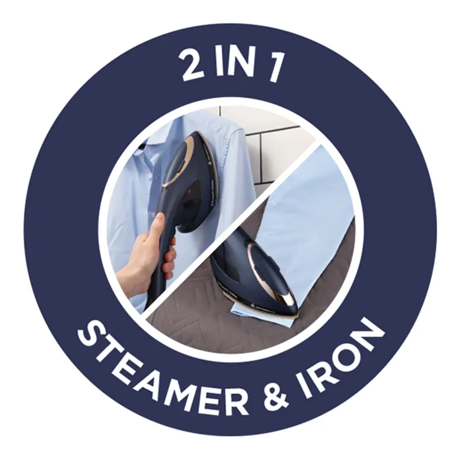 Russellhobbs Steam Genie 2 in 1 Handheld Clothes Steamer