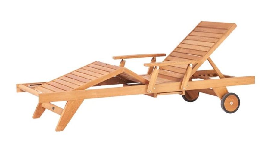 Traditional Teak Leah Lounger