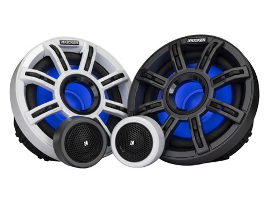 kicker MSS 6.5” 4Ω LED Component System Speakers