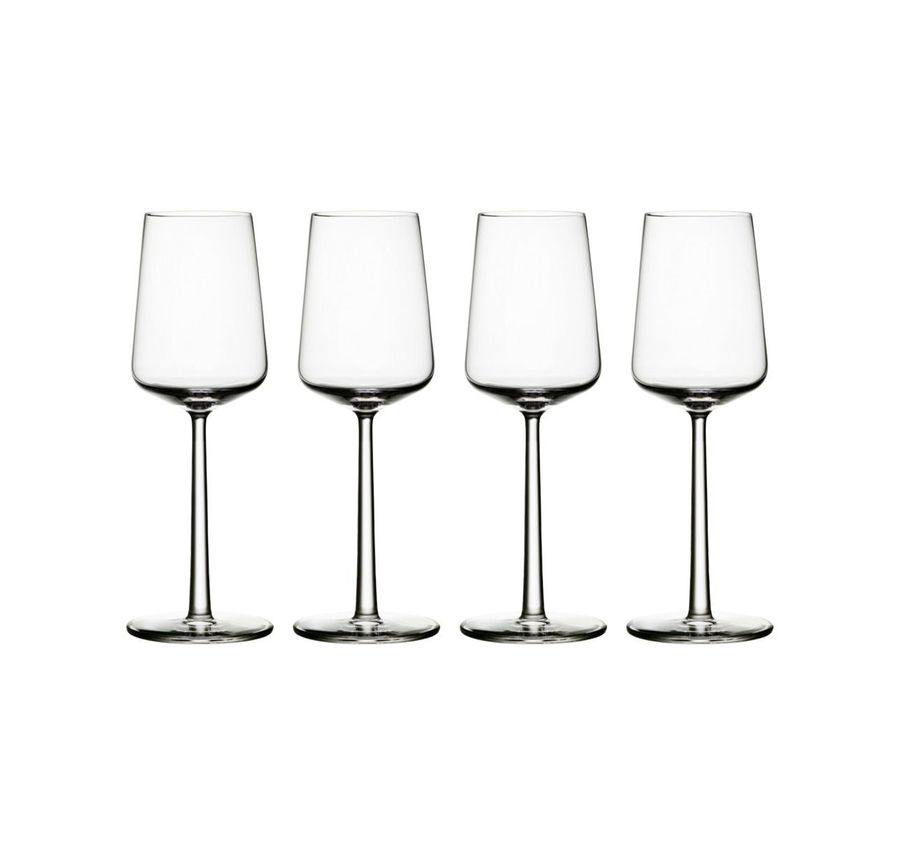Iittala White wine glass 33cl clear 4pcs